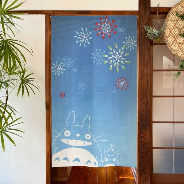 My Neighbor Totoro "Summer Memories" Door Curtain Made in Japan