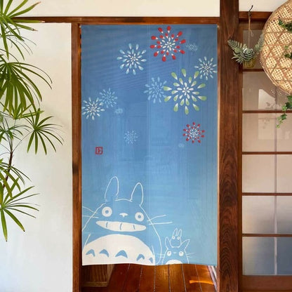 My Neighbor Totoro "Summer Memories" Door Curtain Made in Japan