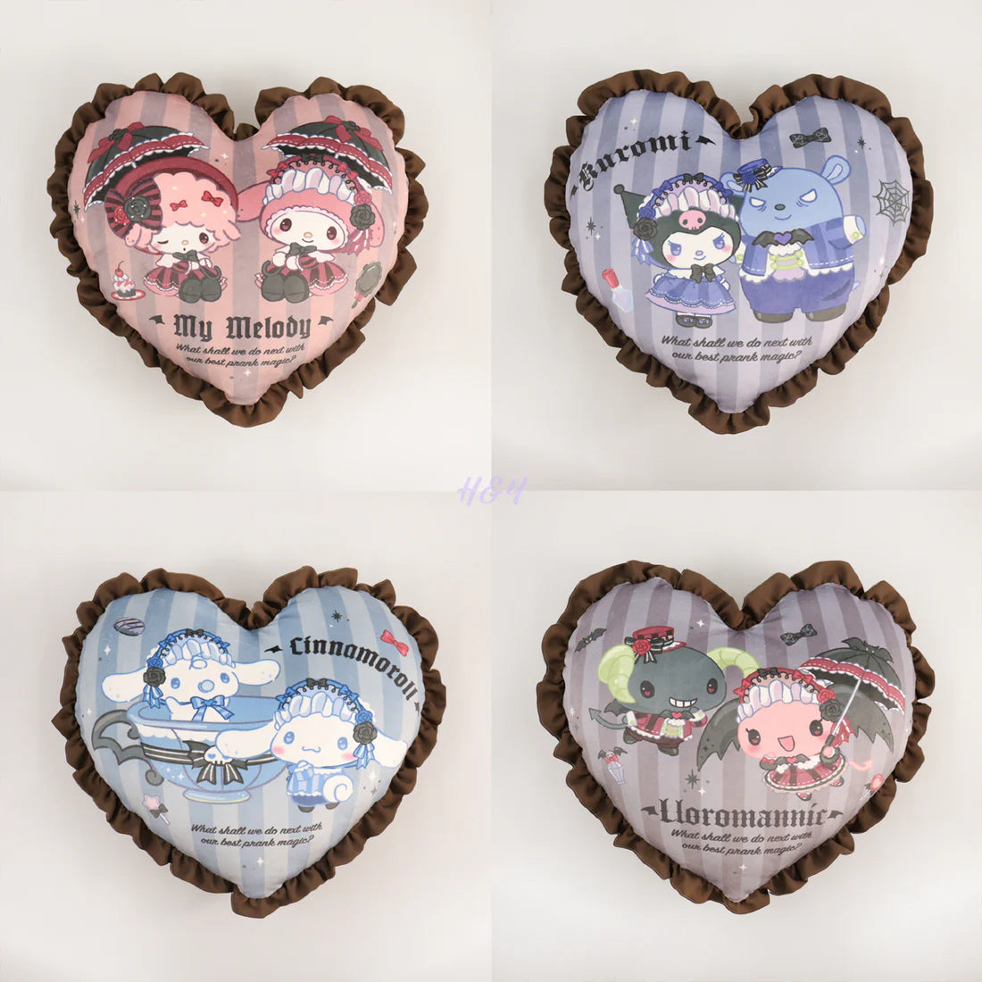 Sanrio Gothic Party Heart Cushion