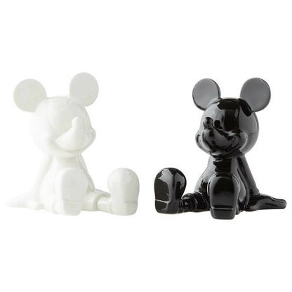 Mickey Black White Salt & Pepper
