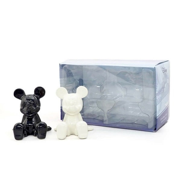 Mickey Black White Salt & Pepper