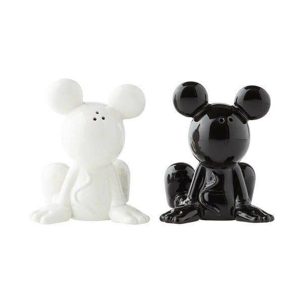 Mickey Black White Salt & Pepper