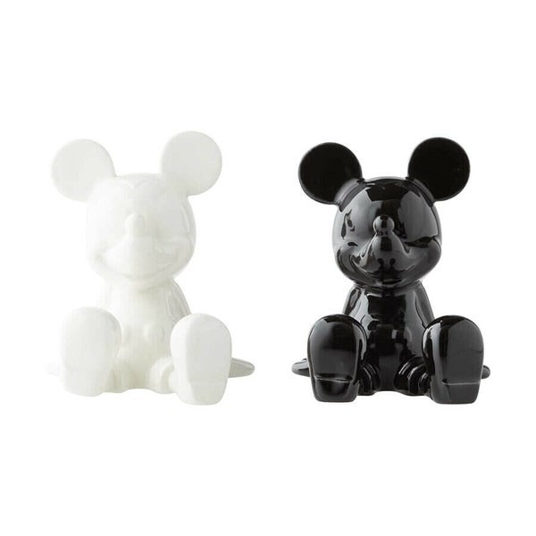 Mickey Black White Salt & Pepper