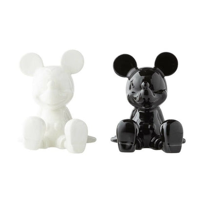 Mickey Black White Salt & Pepper