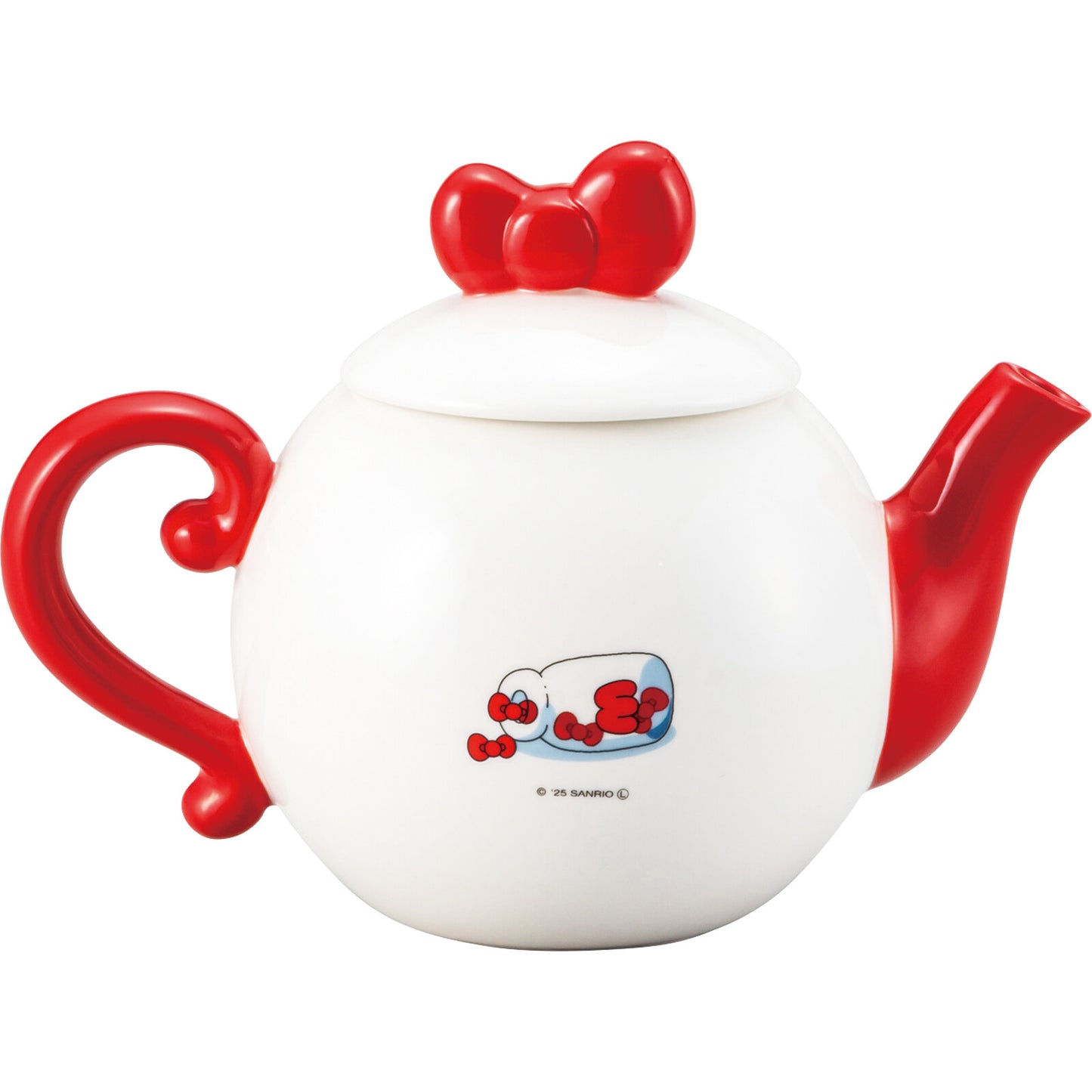 Sanrio Hello Kitty Ribbon Teapot