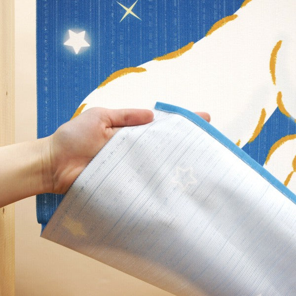 Sanrio "Cinnamoroll Night Sky" Door Curtain Made in Japan