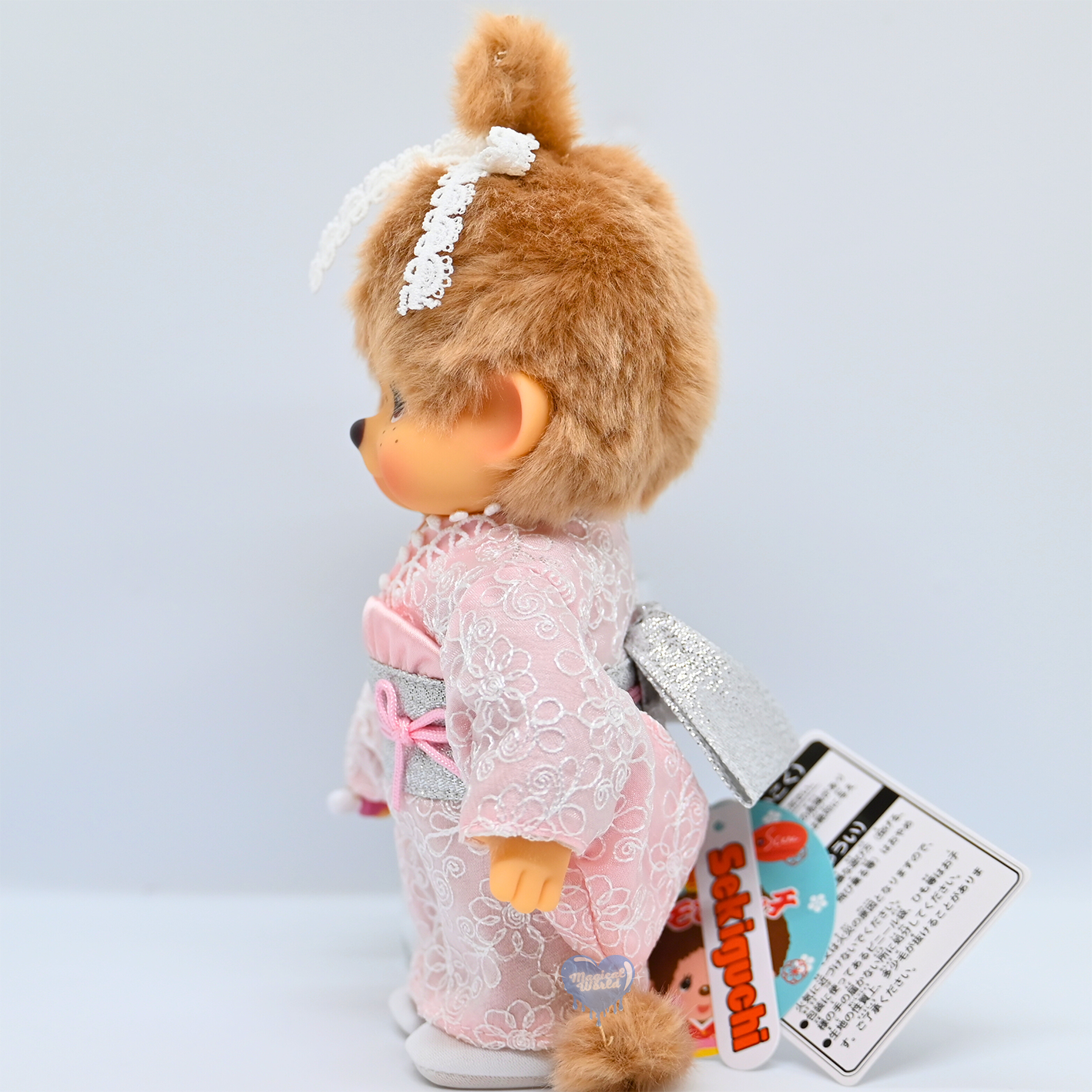 Monchhichi Kyugetsu Kimono Monchhichi Girl Milk Tea Brown