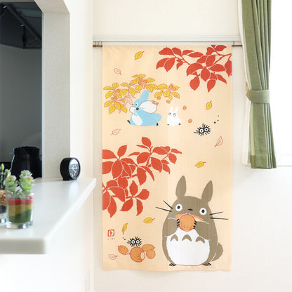 Ghibli My Neighbor Totoro Fruitful Autumn Door Curtain Made in Japan
