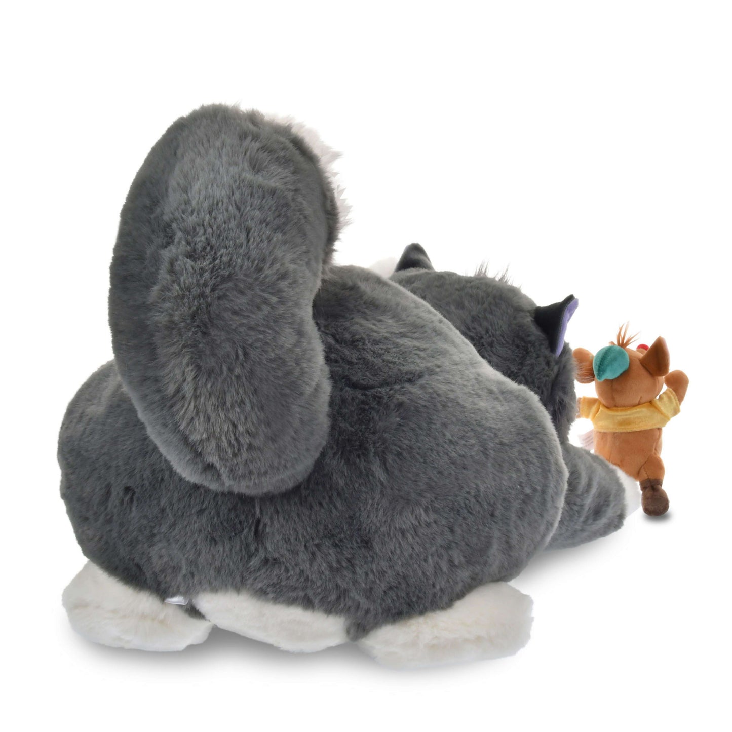 Disney Inspired Cat Plush Toy – Cute Bow Tie Soft Doll Gift