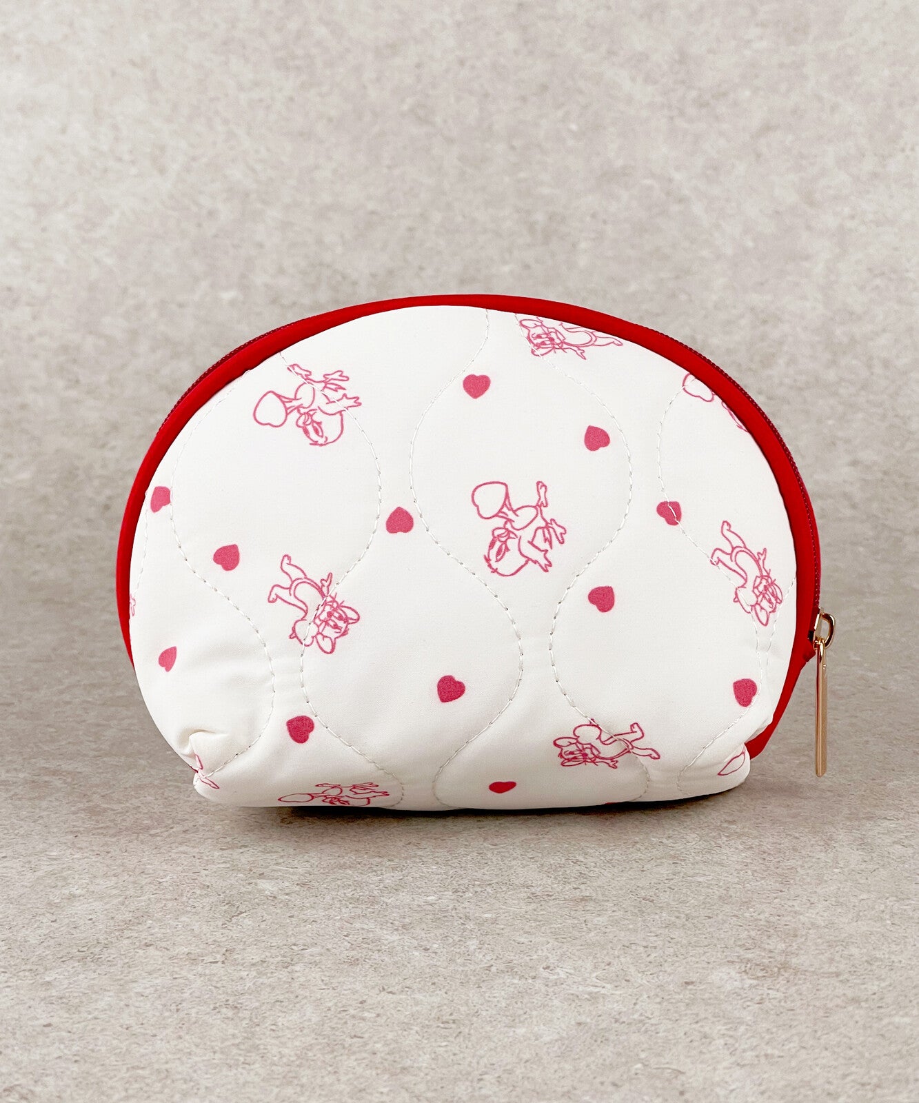 TOM and JERRY×Flapper Heart Mini Pouch