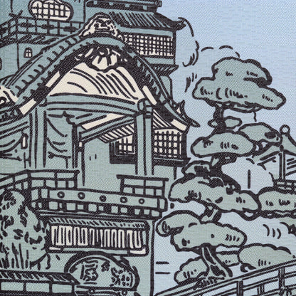 Ghibli Spirited Away "Bathhouse and No-Face" Door Curtain Made in Japan