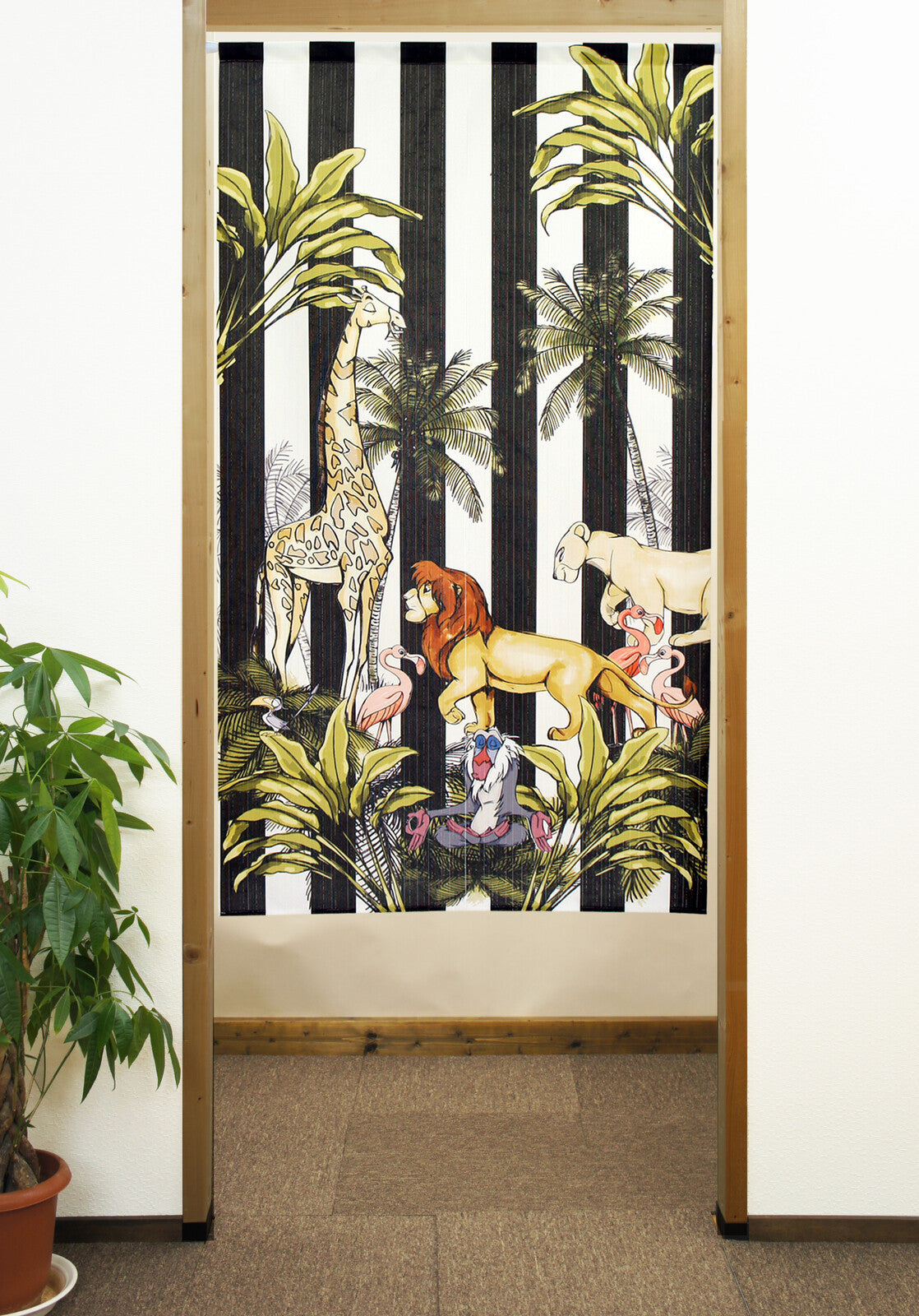 Disney Lion King Door Curtain Made in Japan