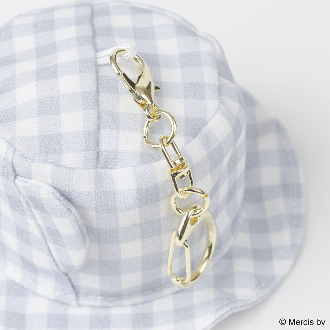 BRUNA PLAID Miffy Mini Hat Charm