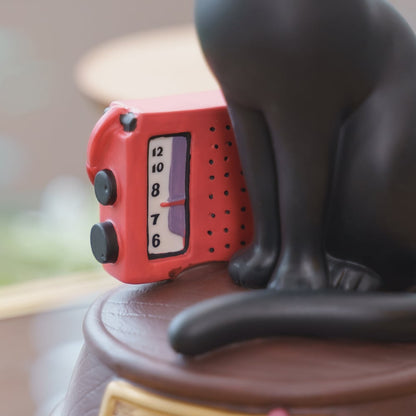 Kiki's Delivery Service Porcelain Music Box Jiji and Radio