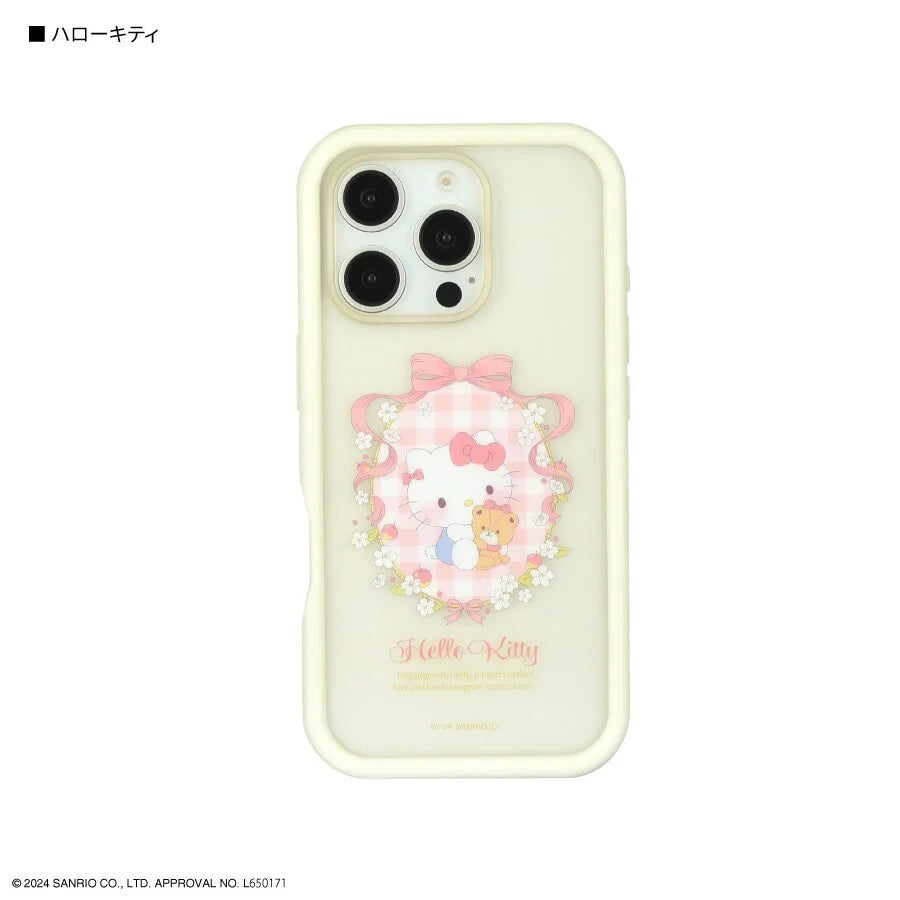 Sanrio Characters Plump Frame Case for iPhone 16 Pro Case