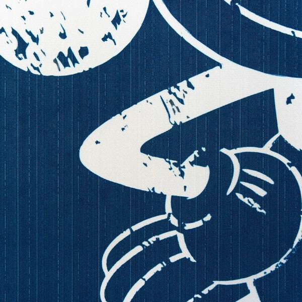 Disney Mickey White Line Door Curtain Made in Japan