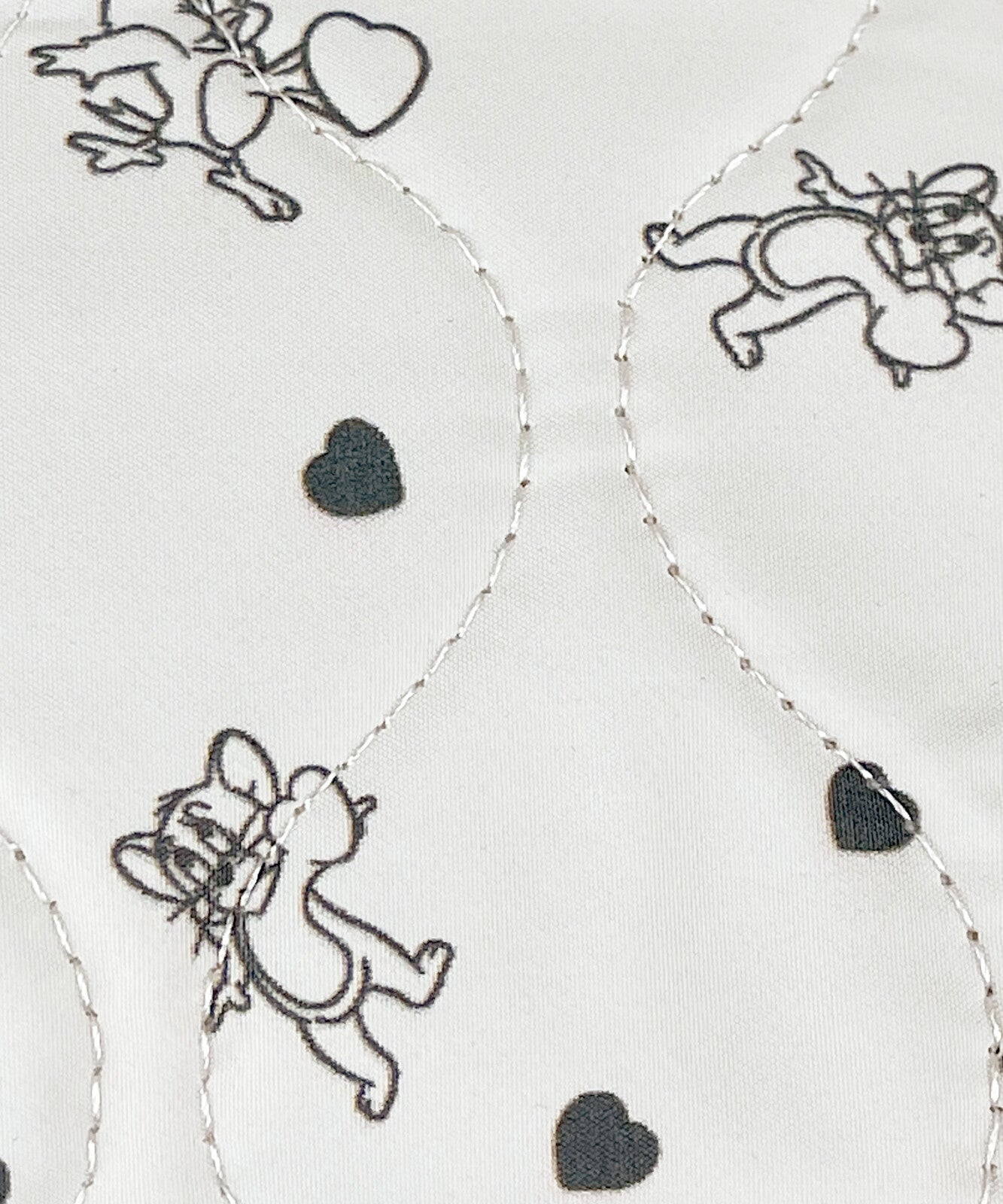 TOM and JERRY×Flapper Heart Mini Pouch