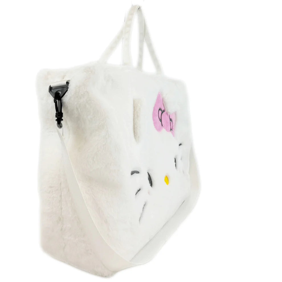 Sanrio Characters Die-cut fur series Boston Bag