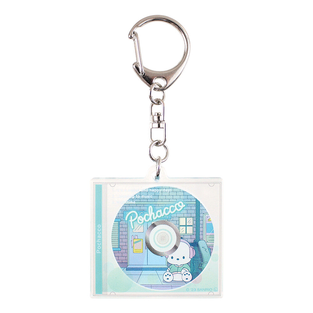 Sanrio Secret CD Case Style Layered Keychains