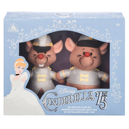 Jaq and Gus Cinderella 75th Anniversary Soft Toy Set