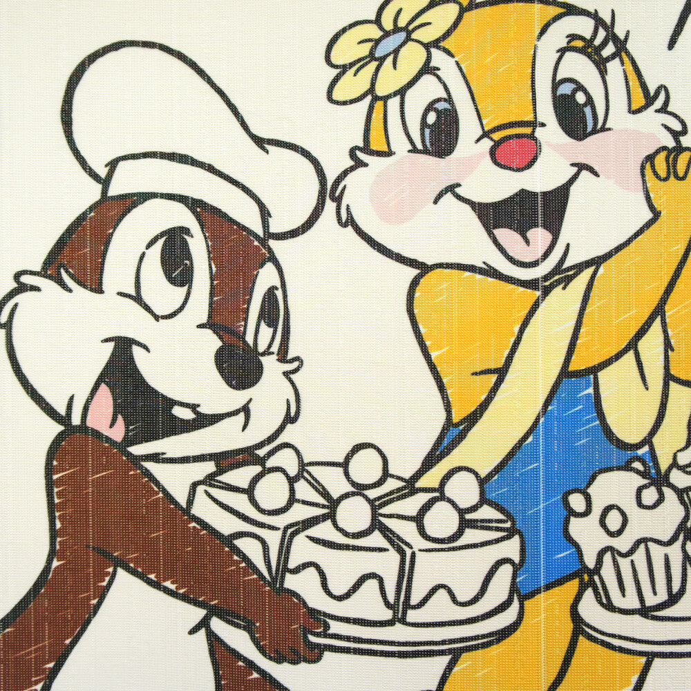 Disney Chip and Dale DINNER Door Curtain Made in Japan