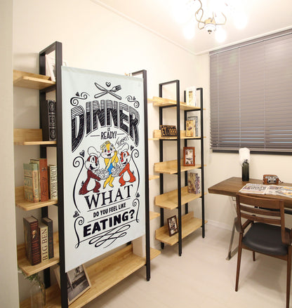 Disney Chip and Dale DINNER Door Curtain Made in Japan