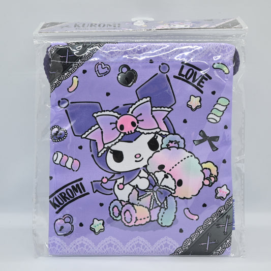 Sanrio Kuromi Drawstring Bag