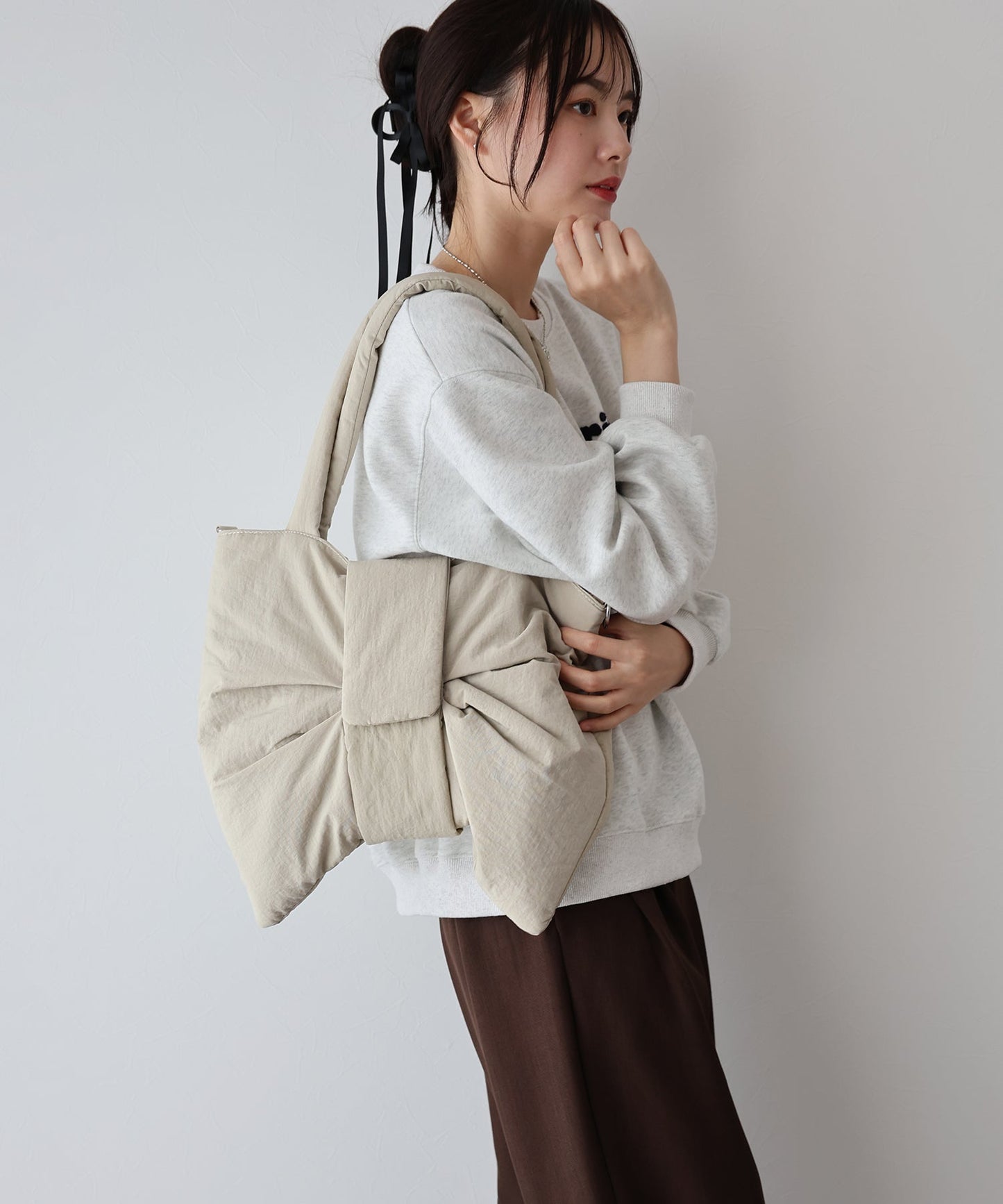 Ribbon Shoulder Bag