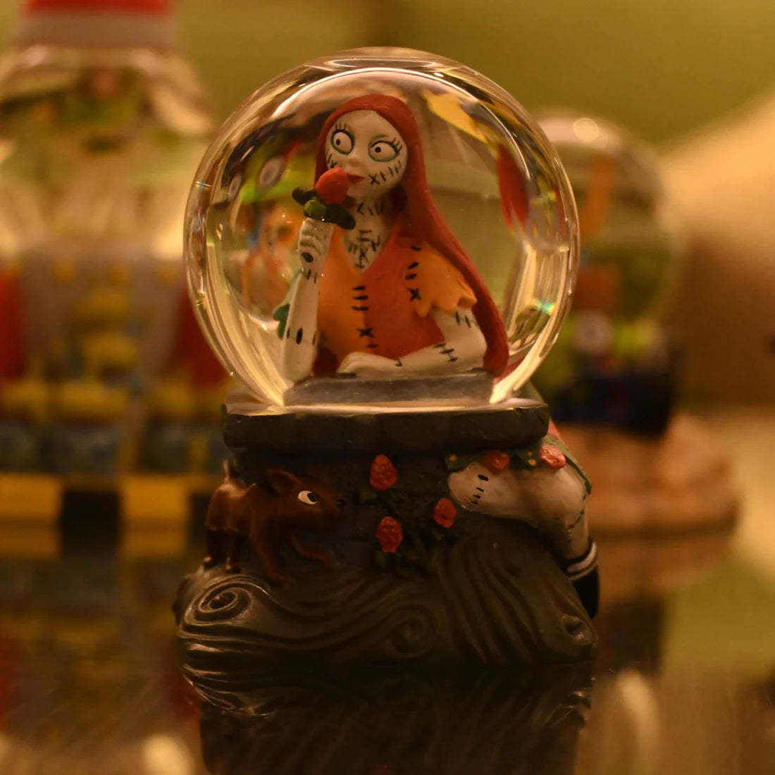 Disney Jack and Sally Snow Globe Approximately 7cm high