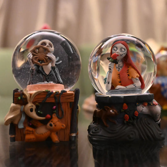 Disney Jack and Sally Snow Globe Approximately 7cm high