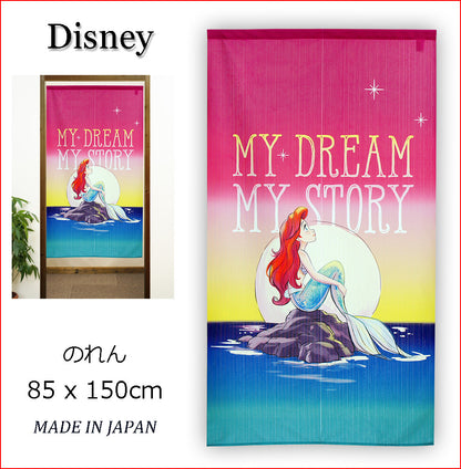 Disney MY DREAM MY STORY Door Curtain Made in Japan