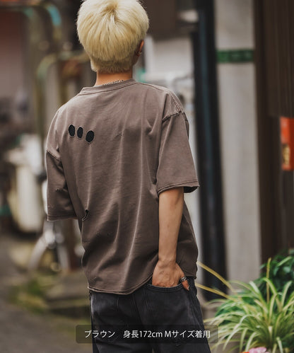 Feature Logo Short Sleeve Grunge T-shirt