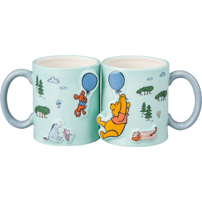 Disney Winnie the Pooh Mugs Pair Forest Friends Pooh