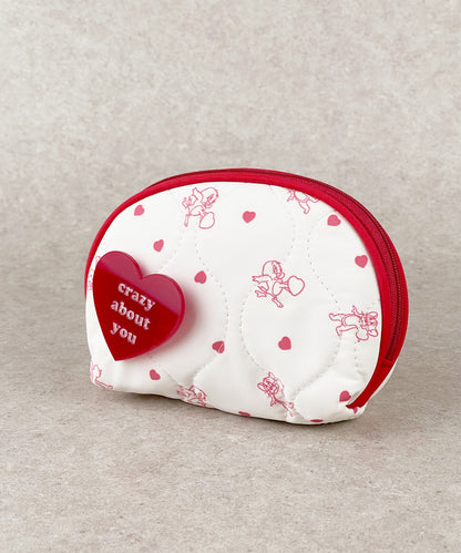 TOM and JERRY×Flapper Heart Mini Pouch