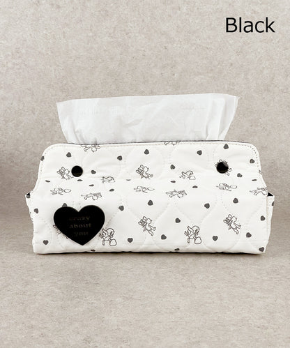 TOM and JERRY×Flapper Heart Tissue Box Cover