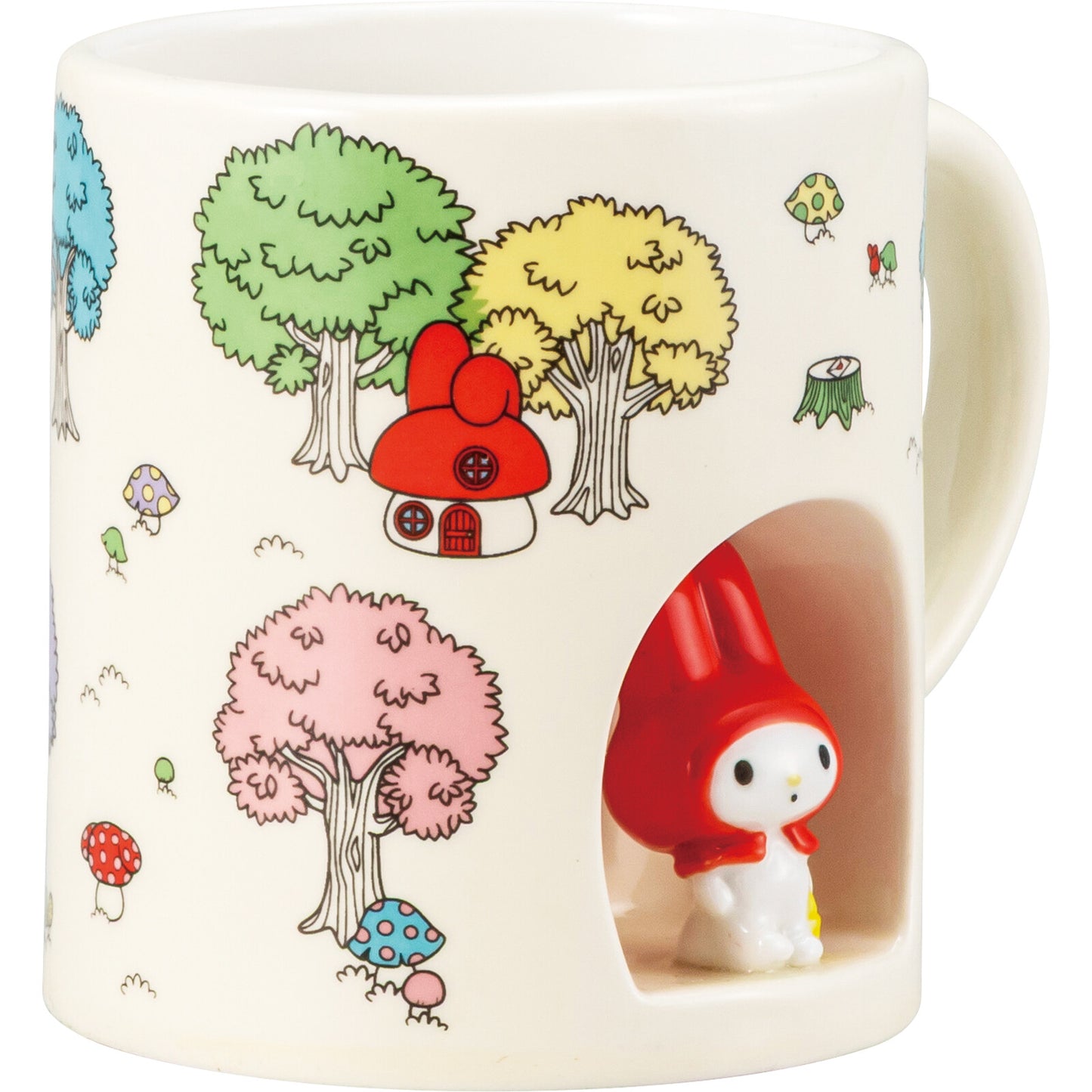 Sanrio My Melody Red Mushroom House Mug