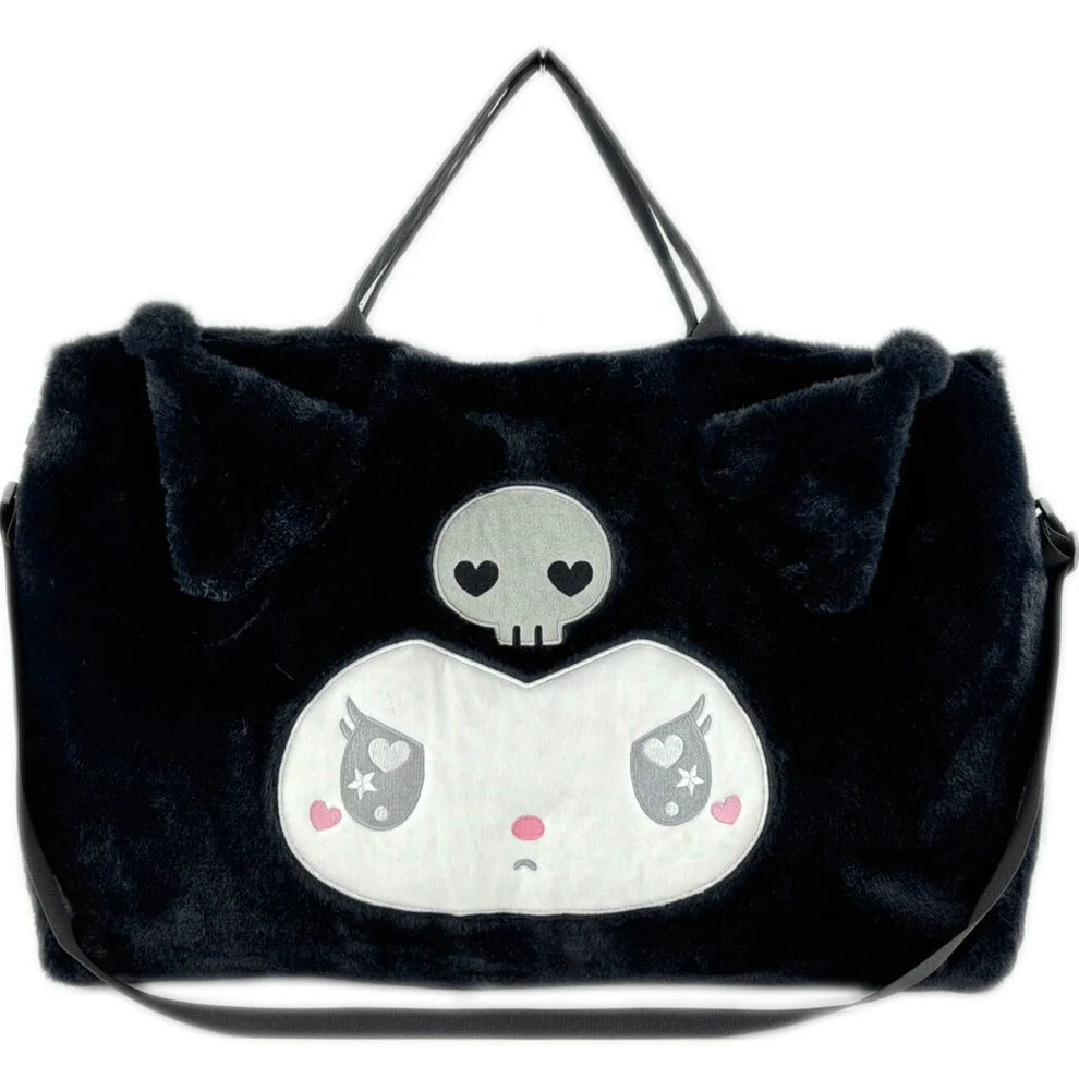 Sanrio Characters Die-cut fur series Boston Bag