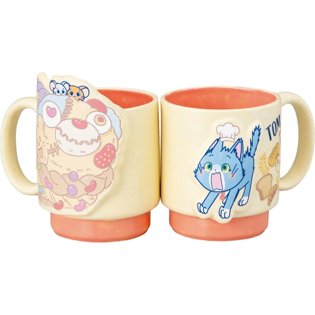 Tom and Jerry Bakery Play Pair of Mug