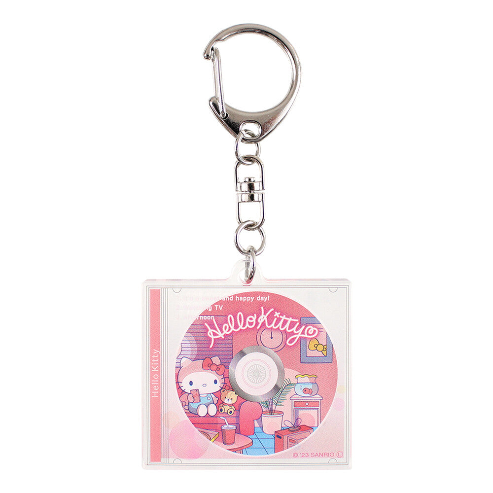 Sanrio Secret CD Case Style Layered Keychains