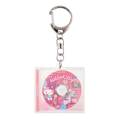 Sanrio Secret CD Case Style Layered Keychains