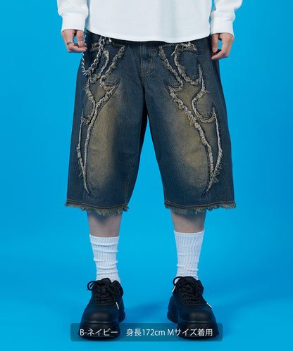 Bias & Tribal 5 Pocket Shorts