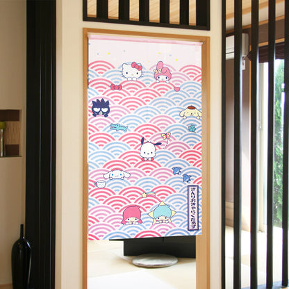 Sanrio Pop Japanese Pattern  Door Curtain Made in Japan
