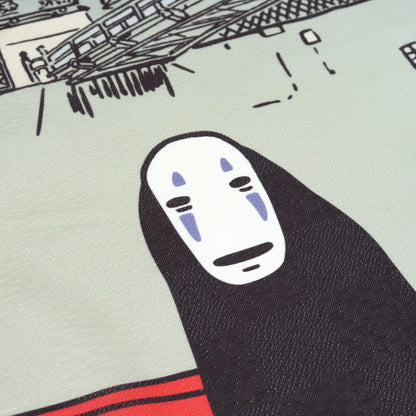 Ghibli Spirited Away "Bathhouse and No-Face" Door Curtain Made in Japan