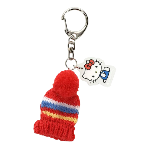 Sanrio Miniature Knit Hat and Mittens Keychain Set