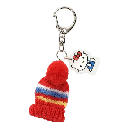 Sanrio Miniature Knit Hat and Mittens Keychain Set