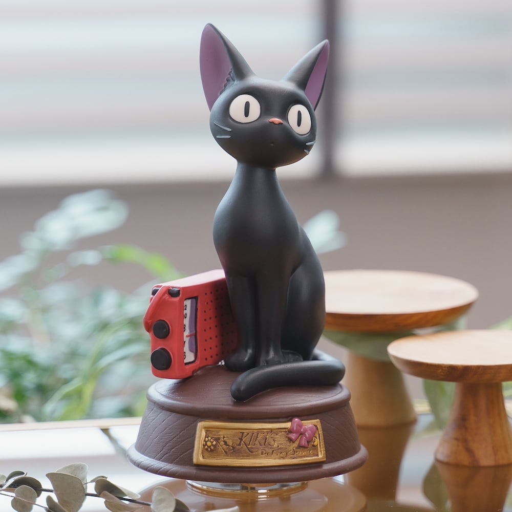 Kiki's Delivery Service Porcelain Music Box Jiji and Radio
