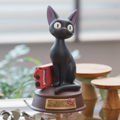 Kiki's Delivery Service Porcelain Music Box Jiji and Radio