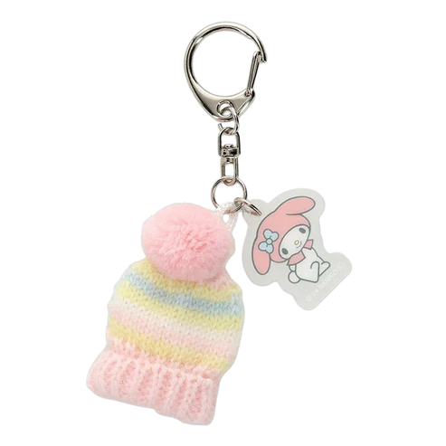 Sanrio Miniature Knit Hat and Mittens Keychain Set