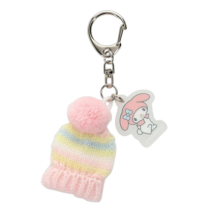 Sanrio Miniature Knit Hat and Mittens Keychain Set