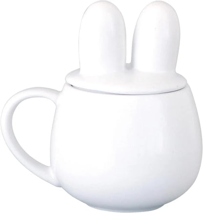 Miffy Ear Shaped Ceramic Mug with Lid